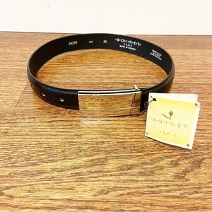 NWT Bernard Boinet Paris | Women’s Black Leather Belt